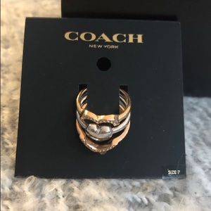 Coach Heart Ring